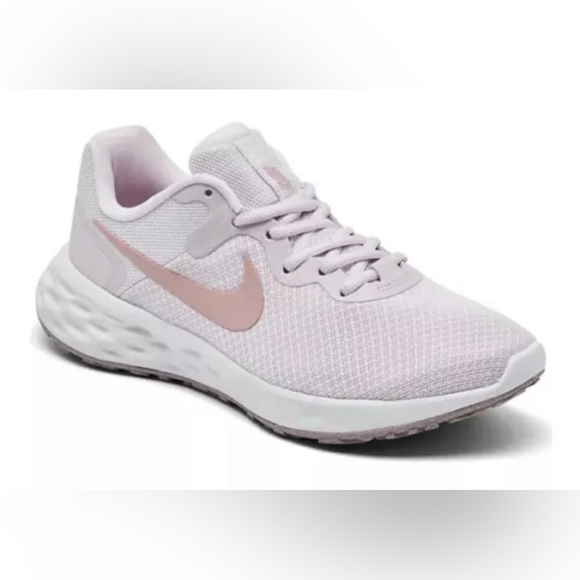 Women Nike Revolution 6 NN Running Shoes Light Violet/Champagne White DC3729 500 - Picture 2 of 10